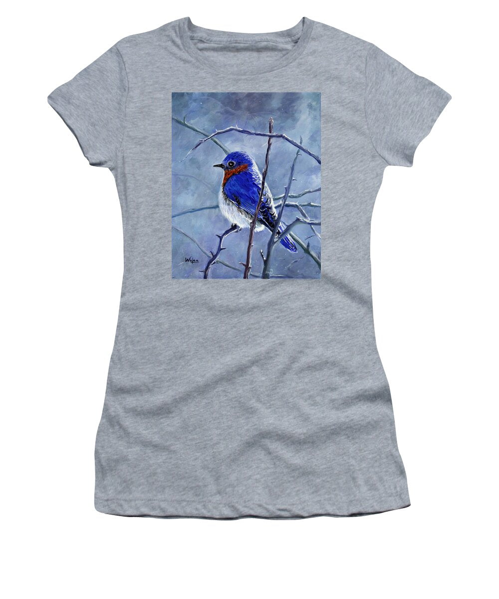 Alone In The Snow Storm - Women's T-Shirt