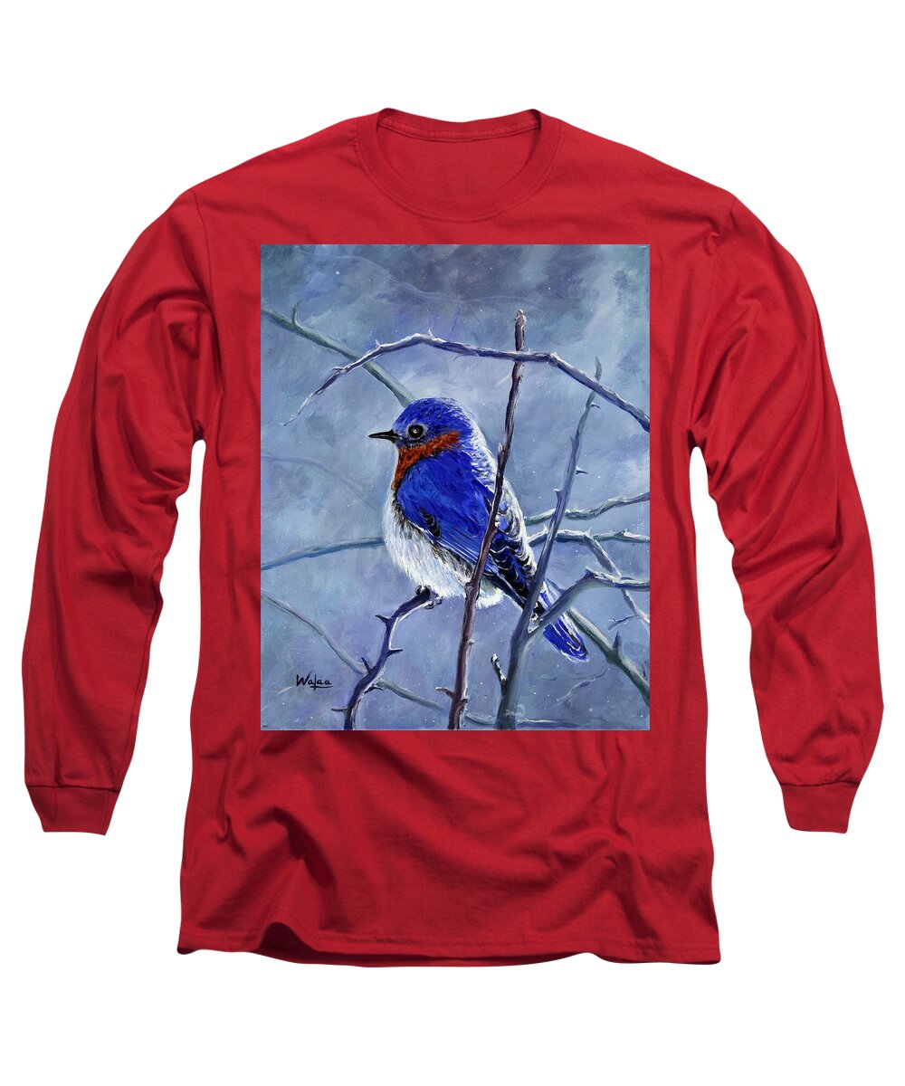 Alone In The Snow Storm - Long Sleeve T-Shirt