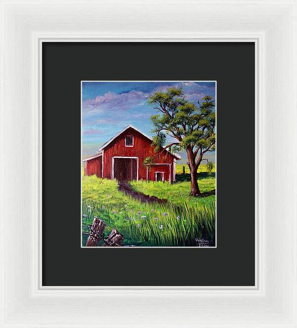 Barnfield - Framed Print