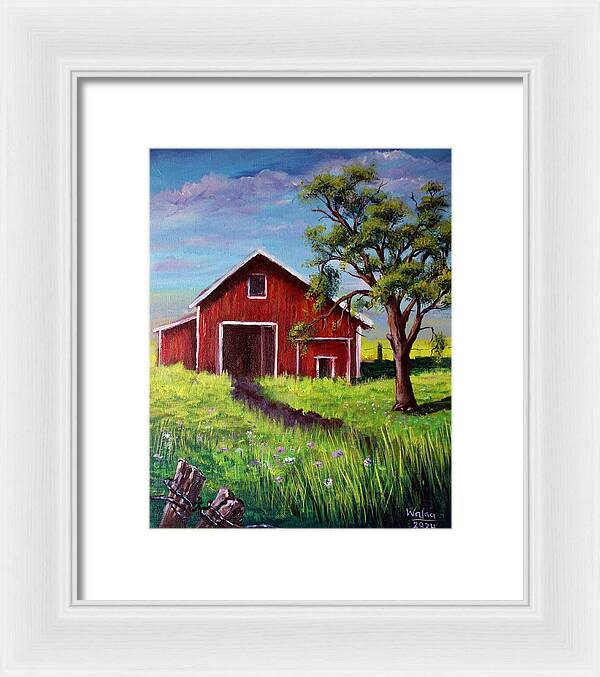 Barnfield - Framed Print