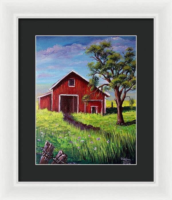 Barnfield - Framed Print