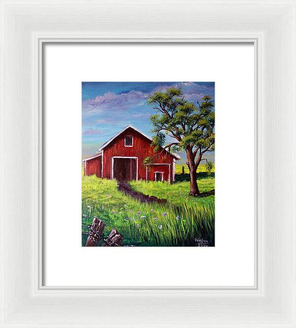 Barnfield - Framed Print