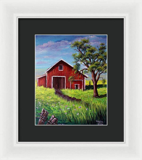 Barnfield - Framed Print