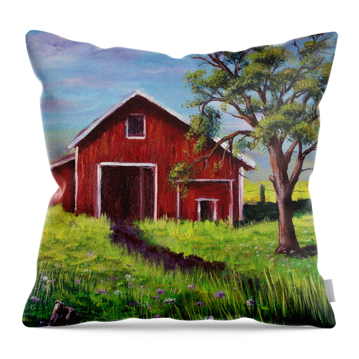 Barnfield - Throw Pillow