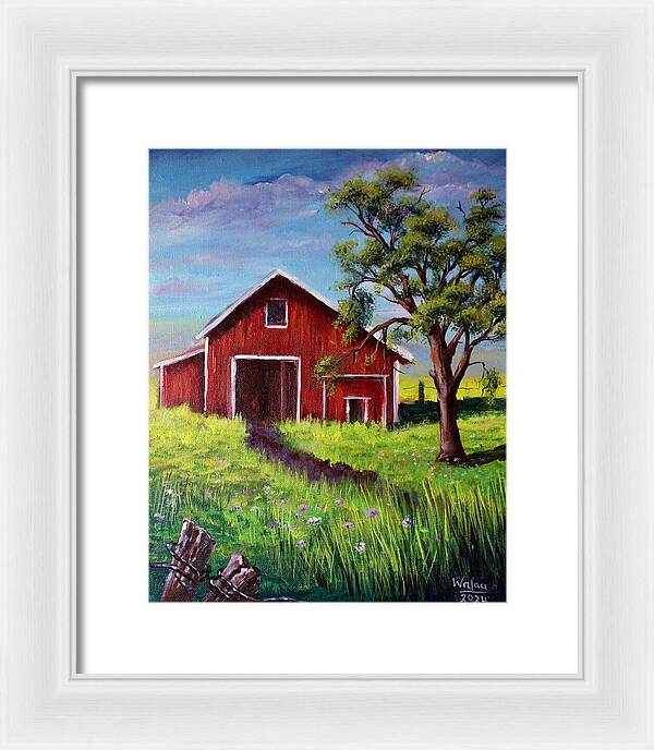 Barnfield - Framed Print