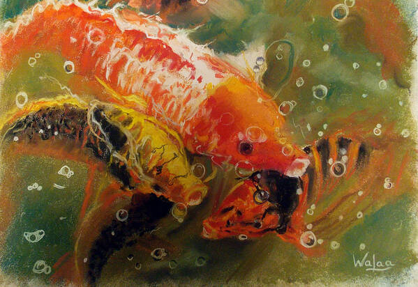 Dance of the Koi - Art Print