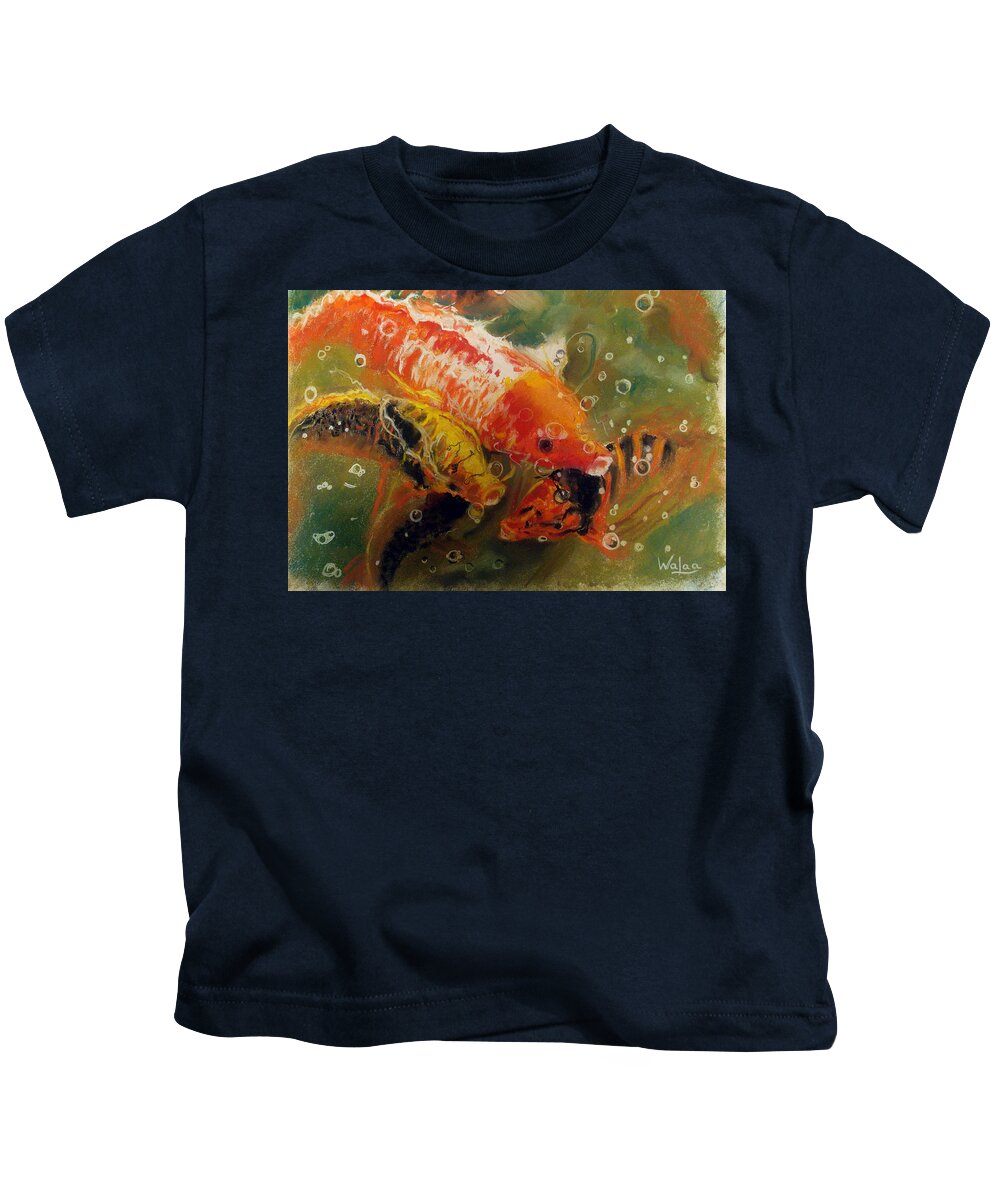 Dance of the Koi - Kids T-Shirt