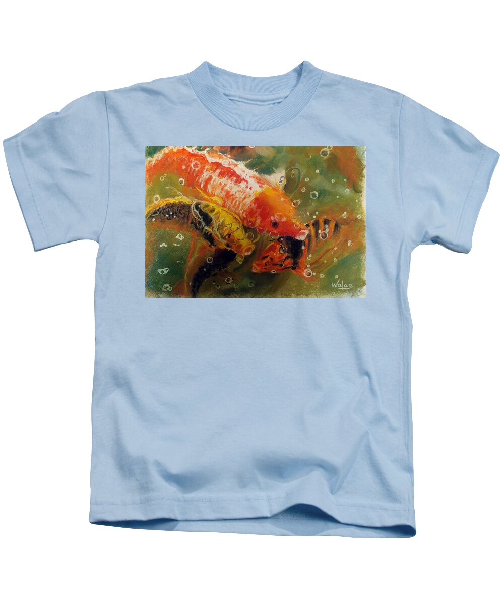 Dance of the Koi - Kids T-Shirt