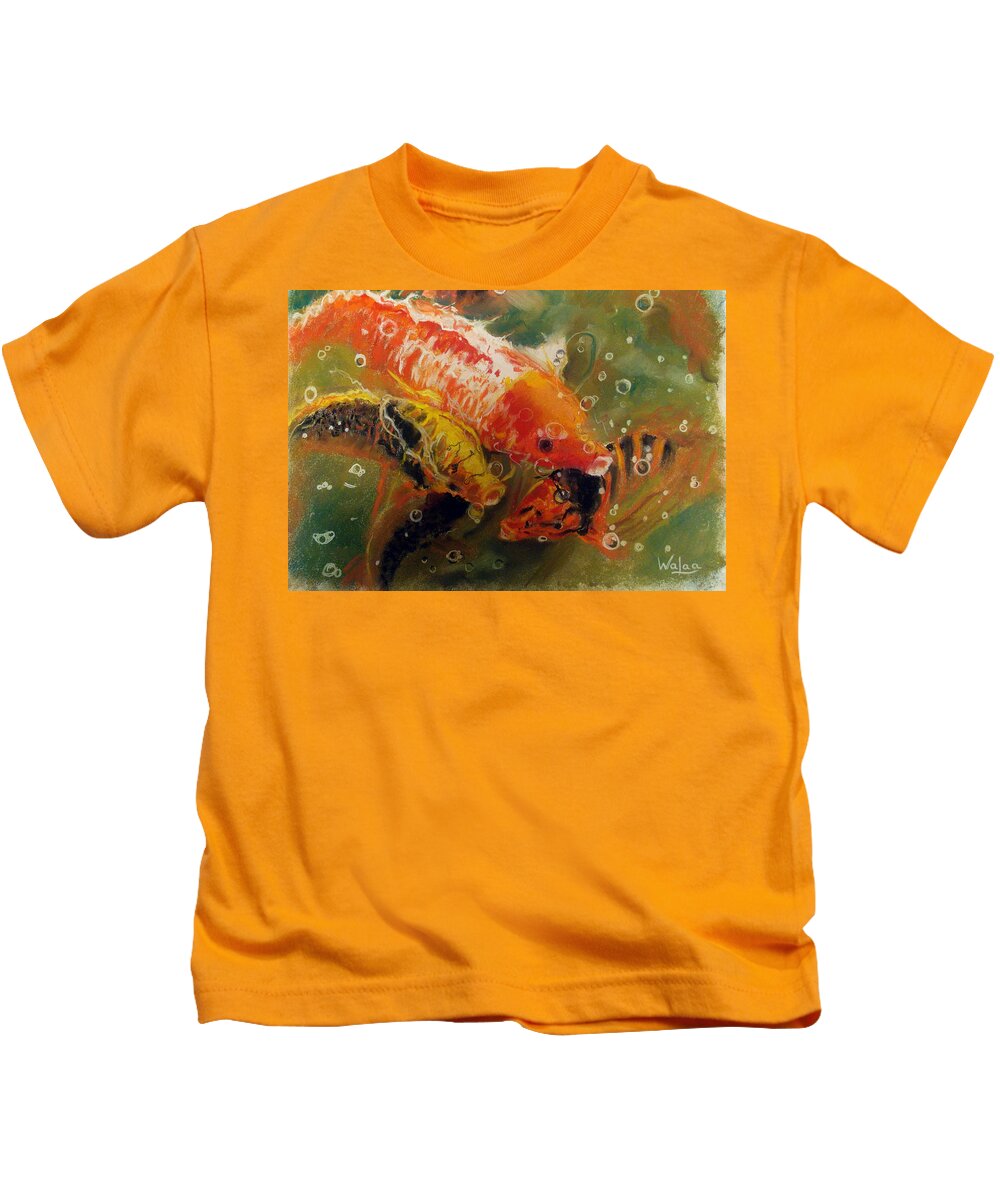 Dance of the Koi - Kids T-Shirt