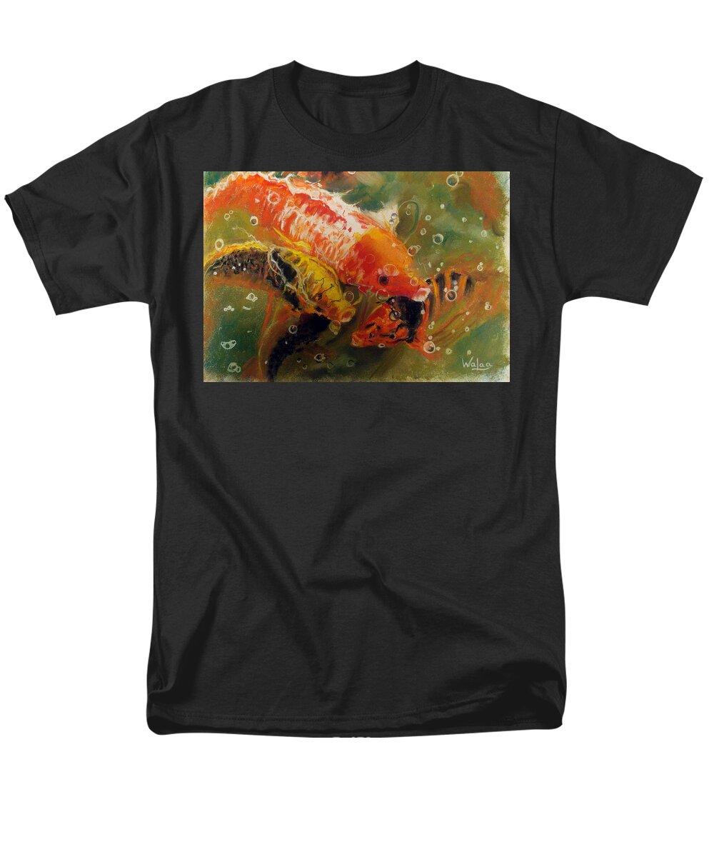 Dance of the Koi - Men's T-Shirt  (Regular Fit)