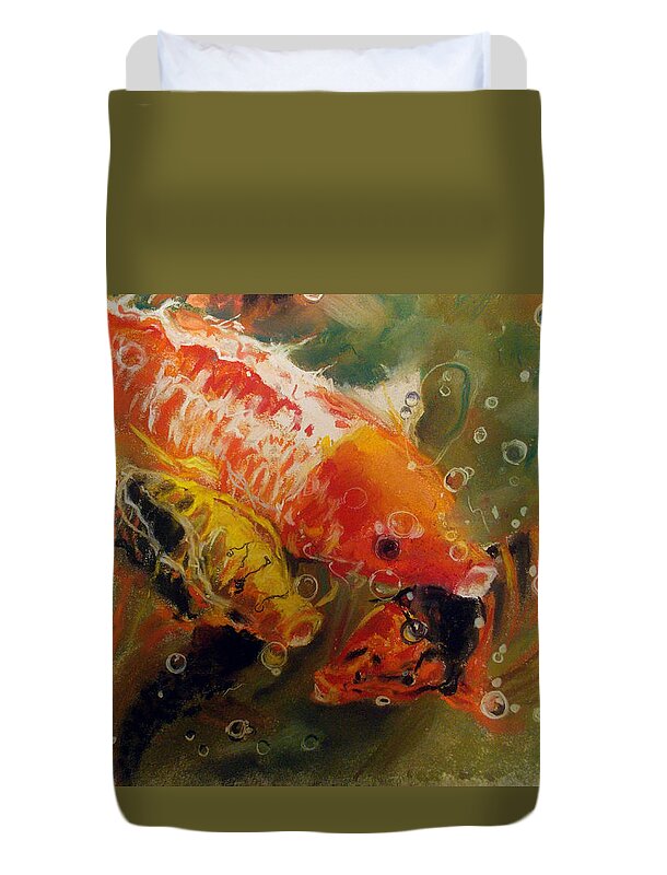 Dance of the Koi - Duvet Cover