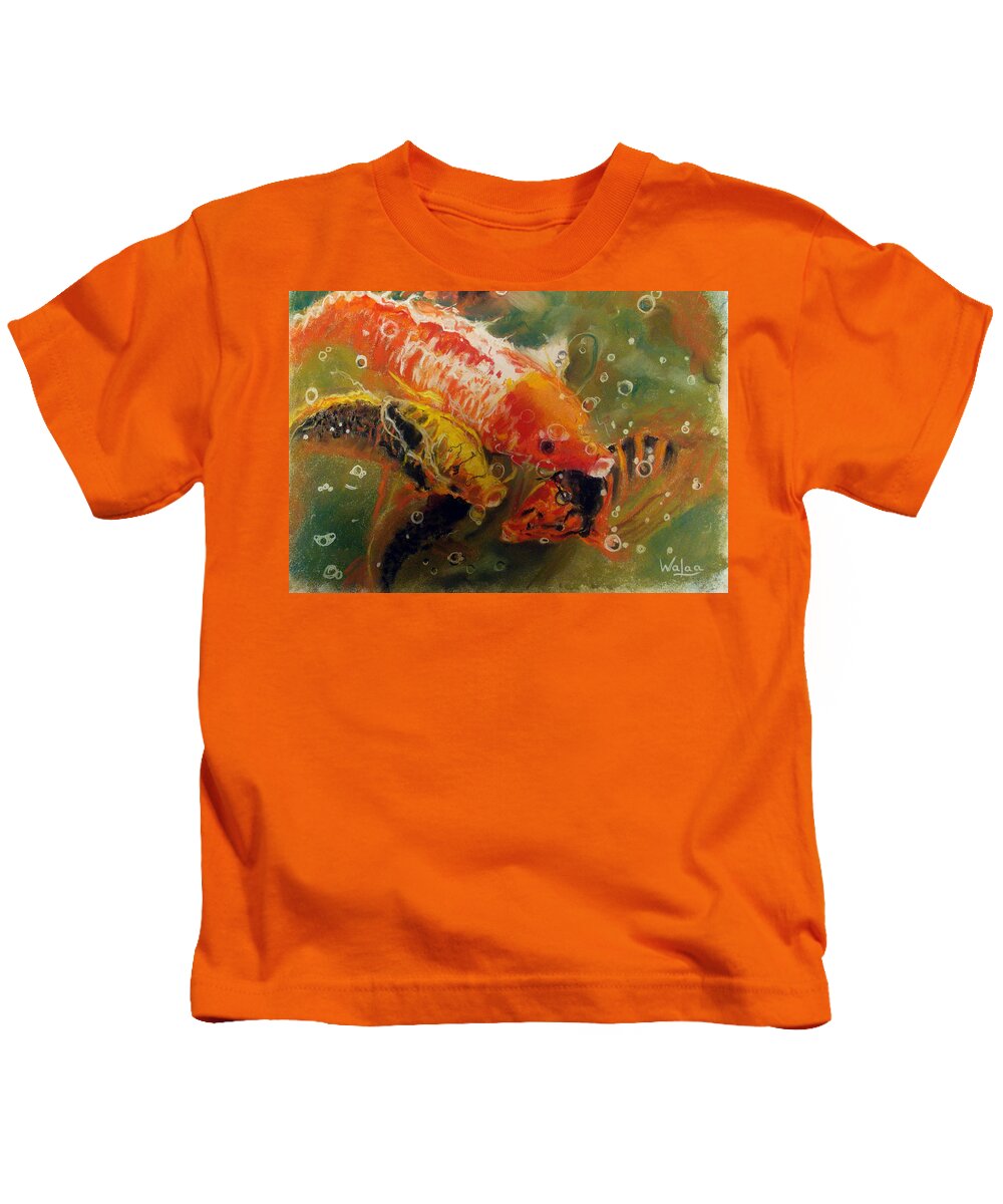 Dance of the Koi - Kids T-Shirt