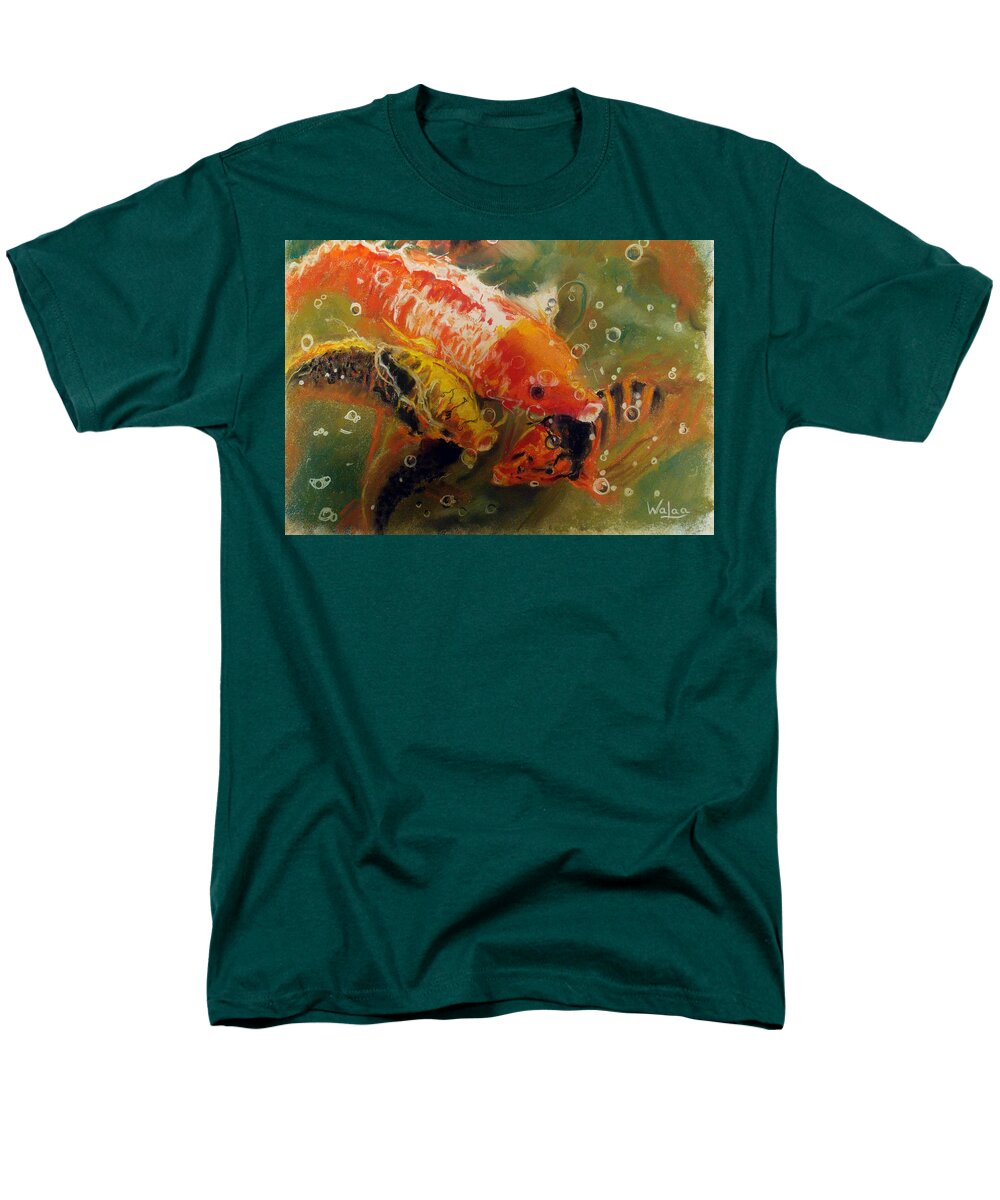 Dance of the Koi - Men's T-Shirt  (Regular Fit)