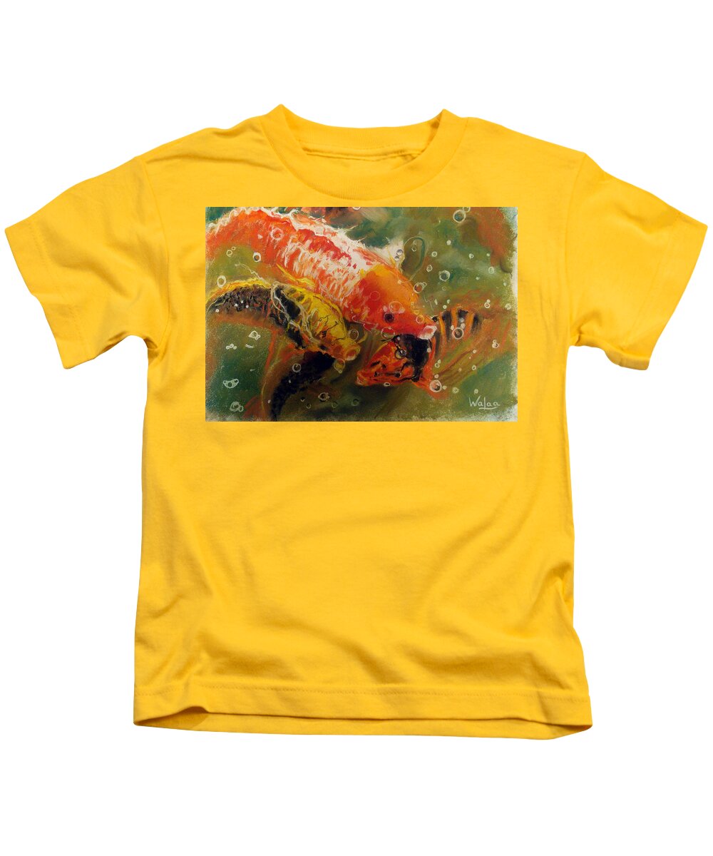 Dance of the Koi - Kids T-Shirt