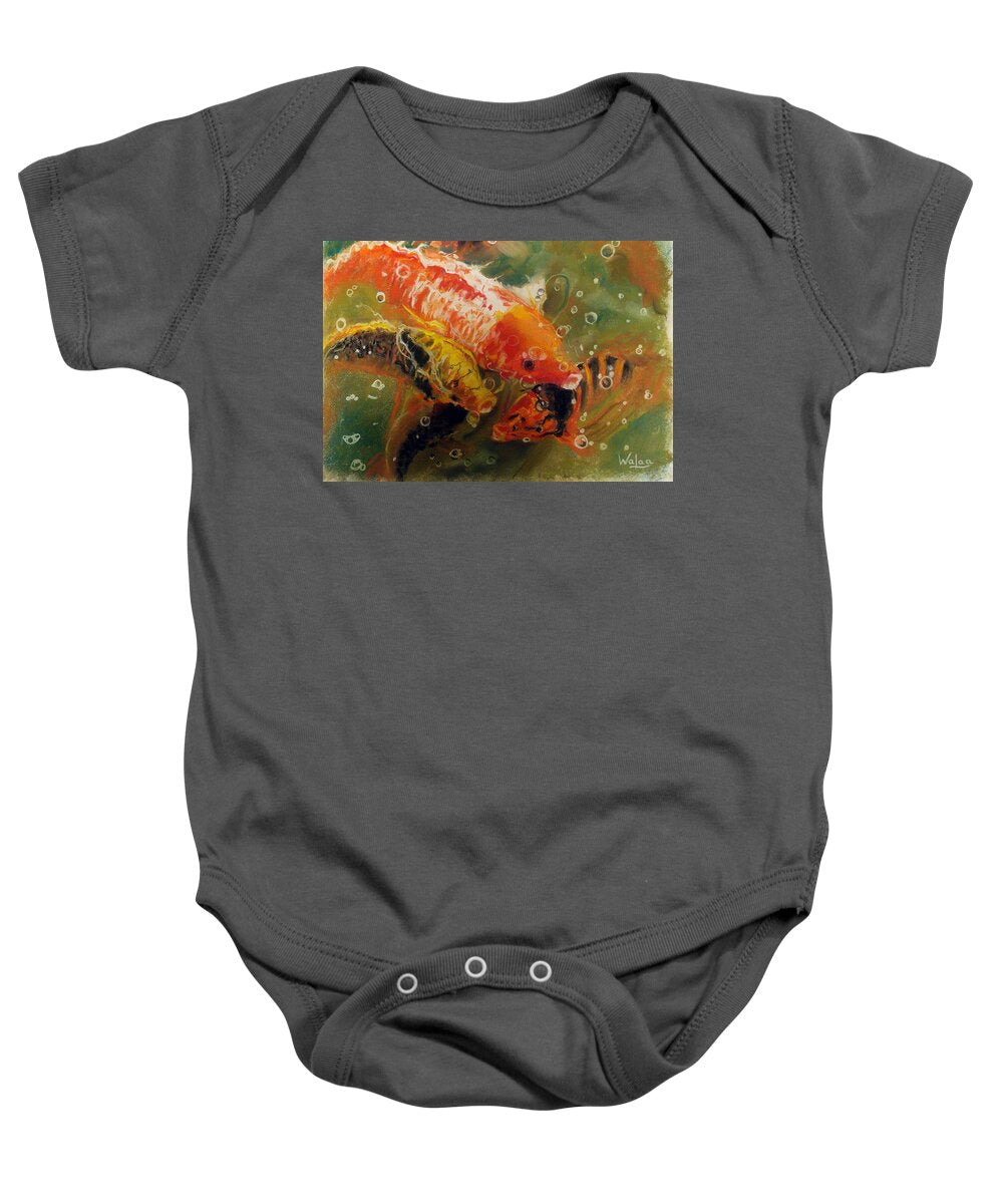 Dance of the Koi - Baby Onesie