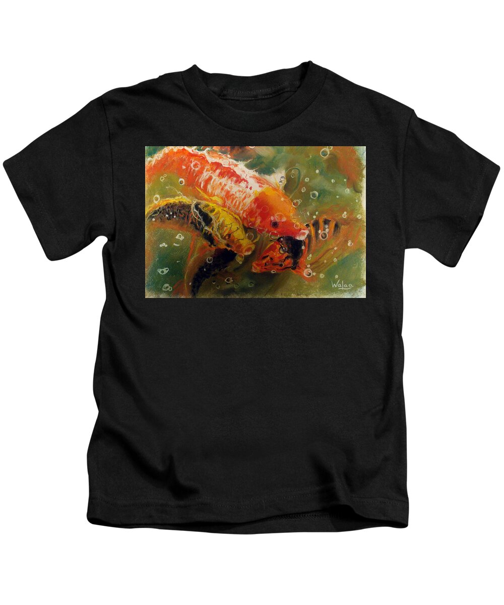 Dance of the Koi - Kids T-Shirt