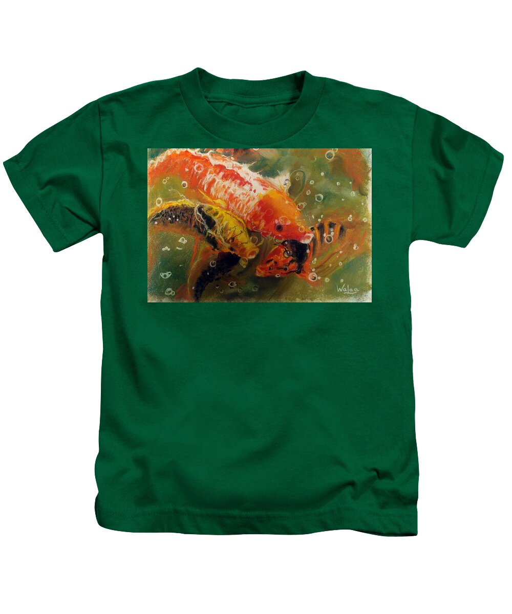 Dance of the Koi - Kids T-Shirt