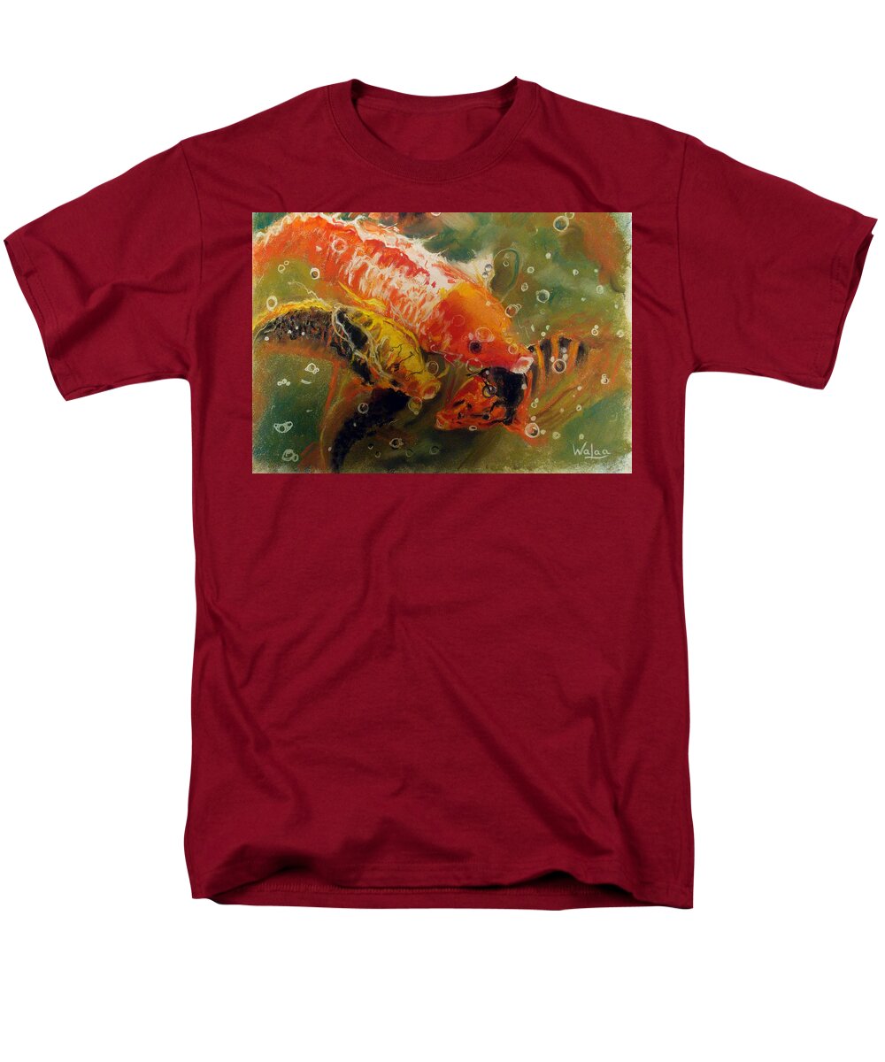 Dance of the Koi - Men's T-Shirt  (Regular Fit)