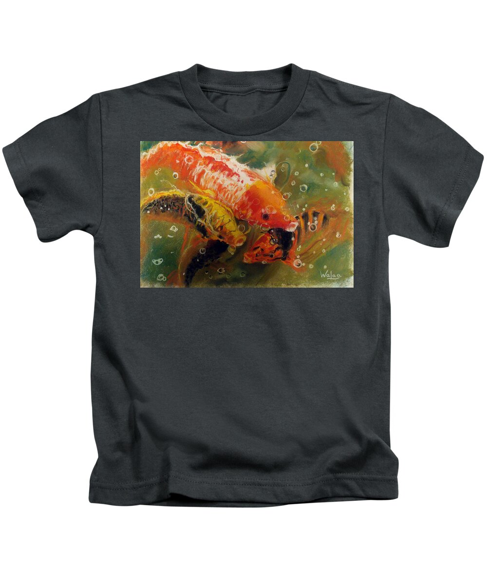 Dance of the Koi - Kids T-Shirt