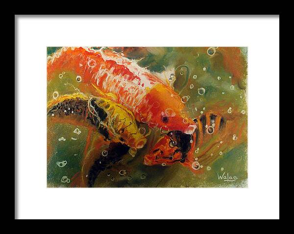 Dance of the Koi - Framed Print