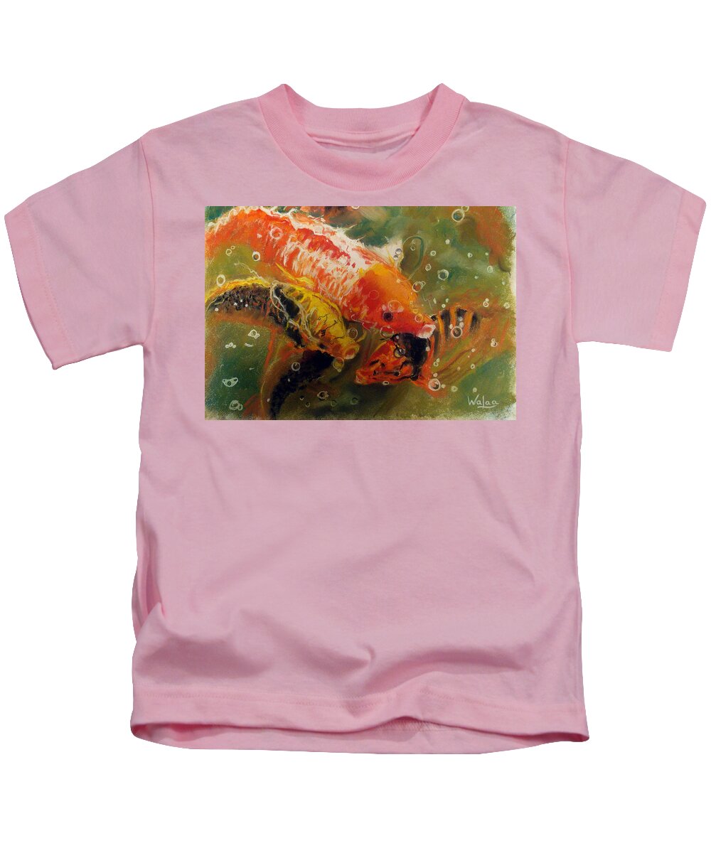 Dance of the Koi - Kids T-Shirt