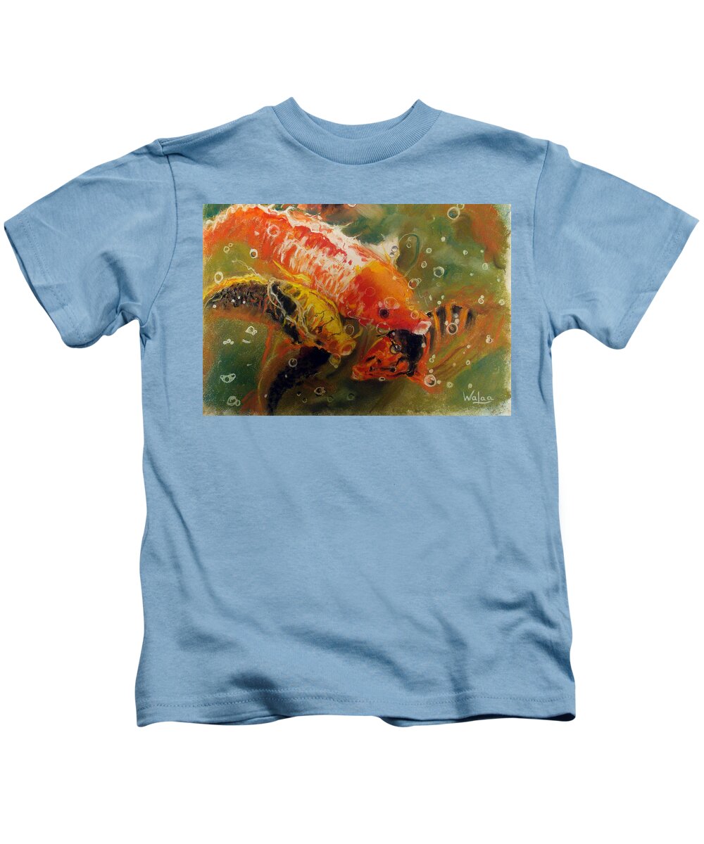 Dance of the Koi - Kids T-Shirt