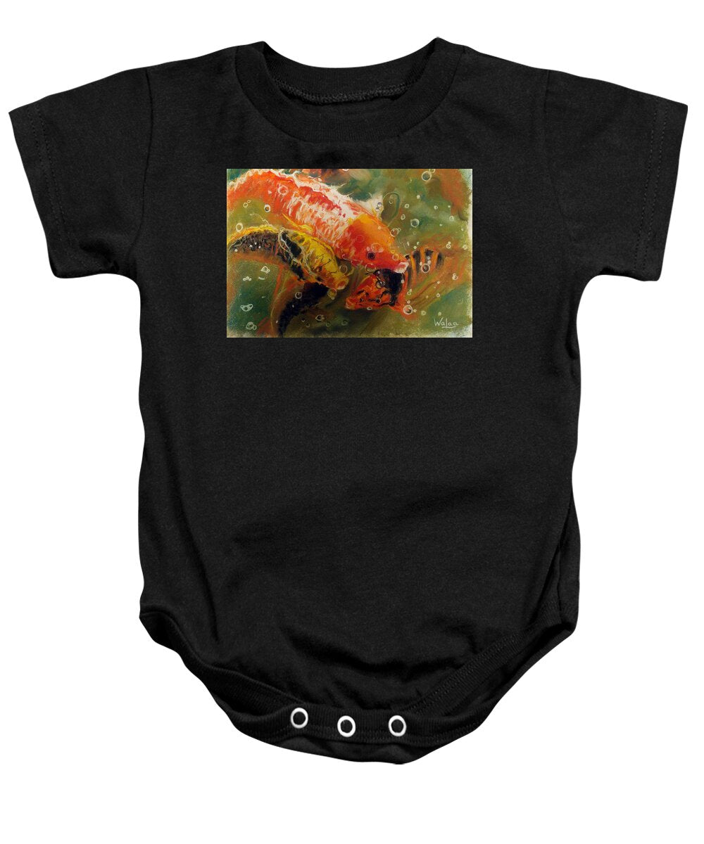 Dance of the Koi - Baby Onesie