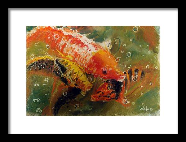 Dance of the Koi - Framed Print