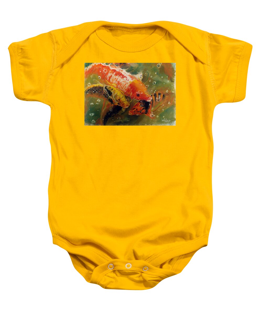 Dance of the Koi - Baby Onesie