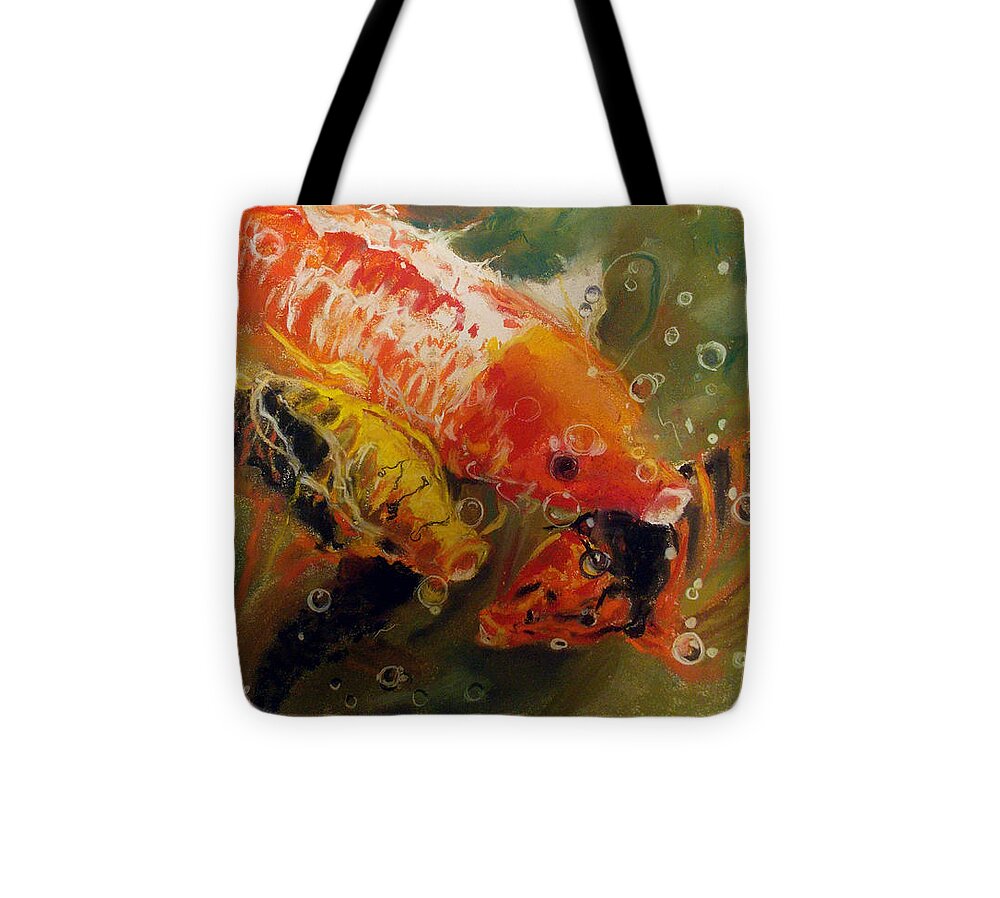 Dance of the Koi - Tote Bag