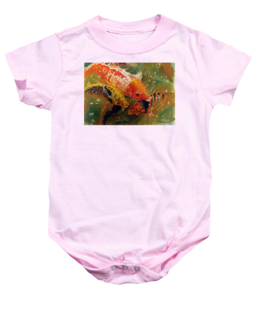 Dance of the Koi - Baby Onesie