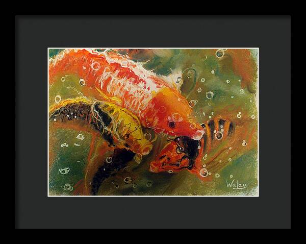 Dance of the Koi - Framed Print