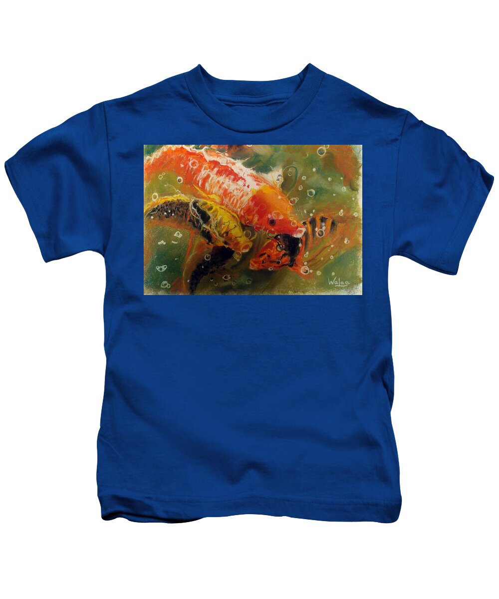 Dance of the Koi - Kids T-Shirt