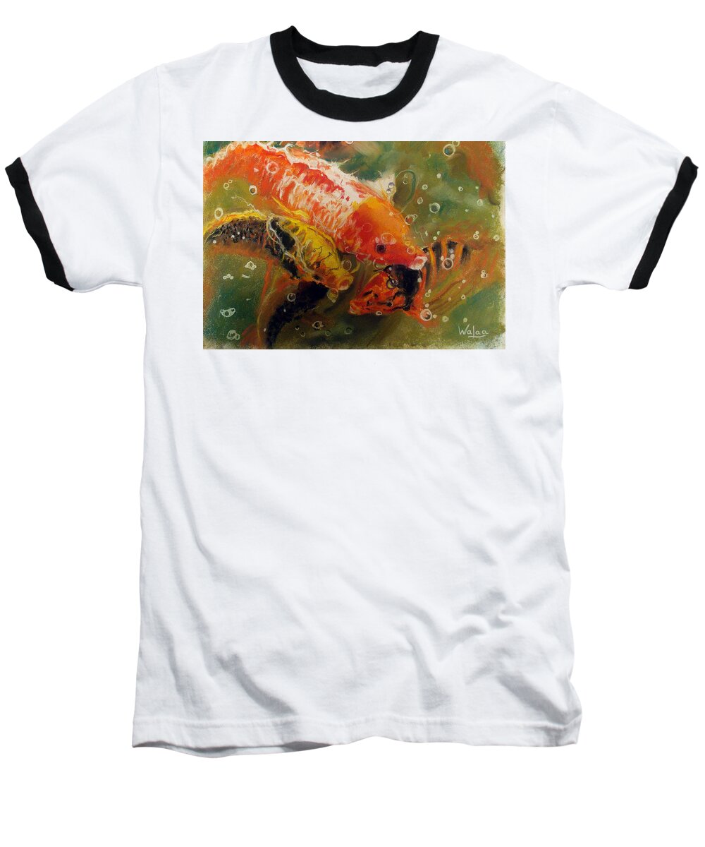 Dance of the Koi - Baseball T-Shirt