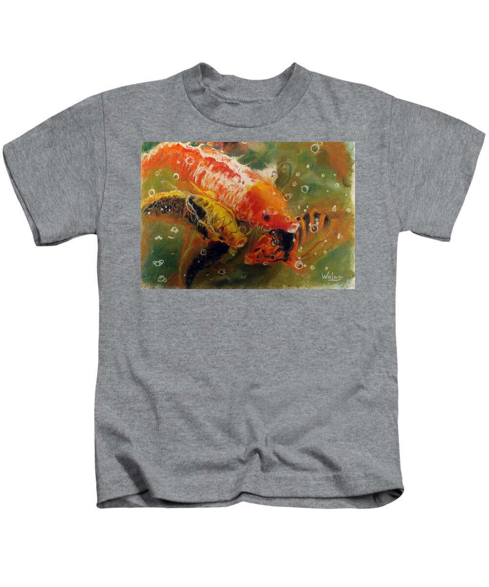 Dance of the Koi - Kids T-Shirt