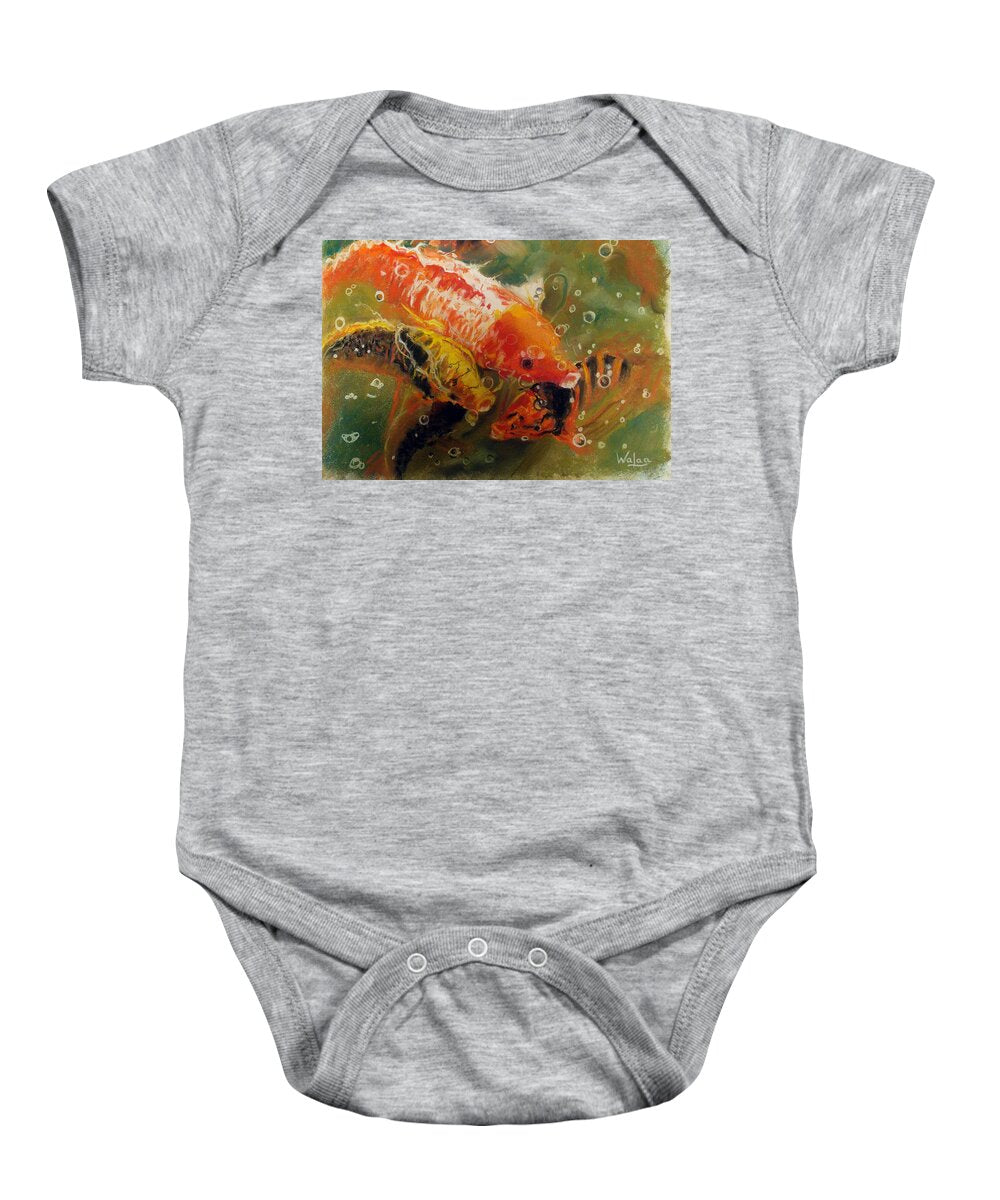 Dance of the Koi - Baby Onesie