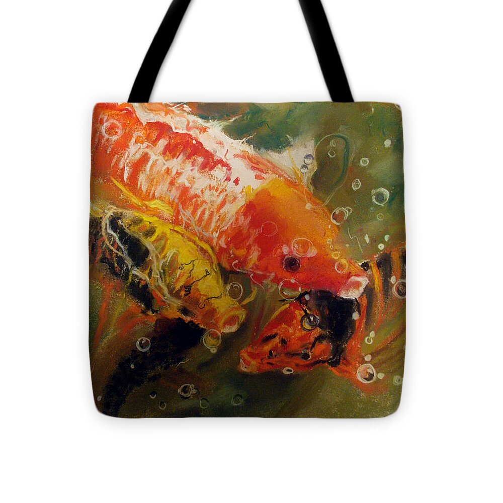 Dance of the Koi - Tote Bag