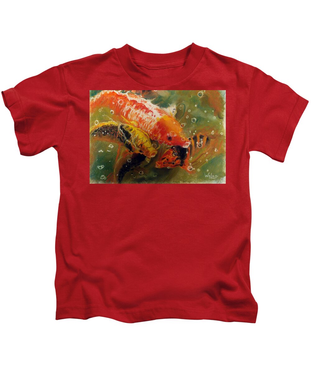 Dance of the Koi - Kids T-Shirt