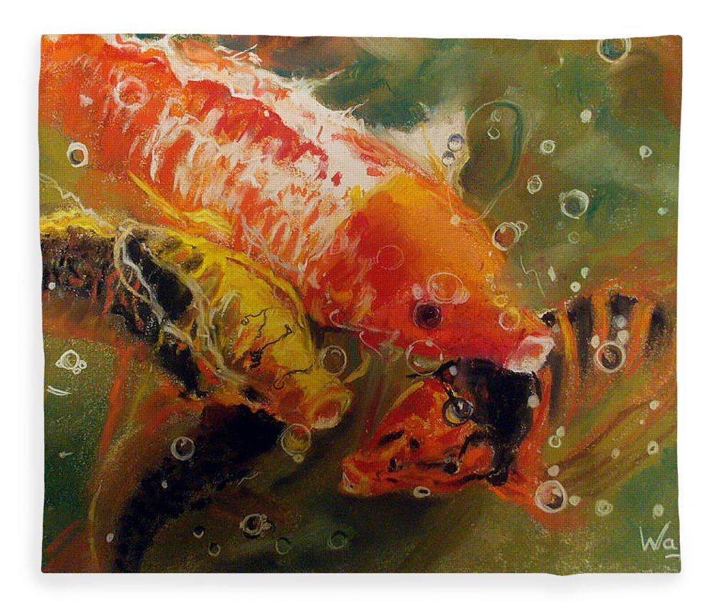 Dance of the Koi - Blanket