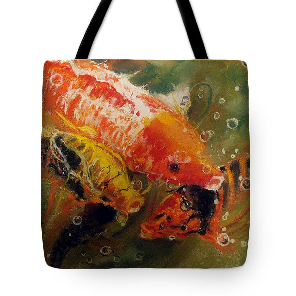 Dance of the Koi - Tote Bag