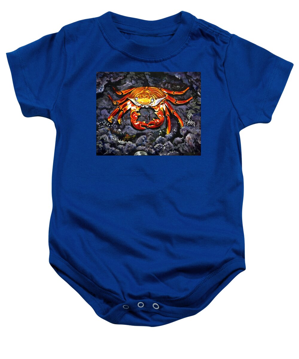 Crab's Bold Hold - Baby Onesie