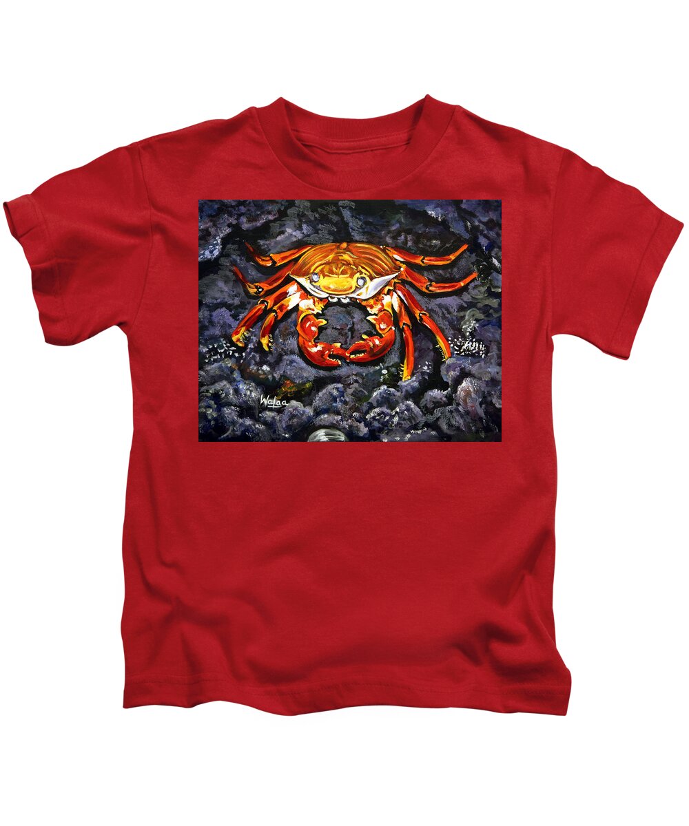 Crab's Bold Hold - Kids T-Shirt