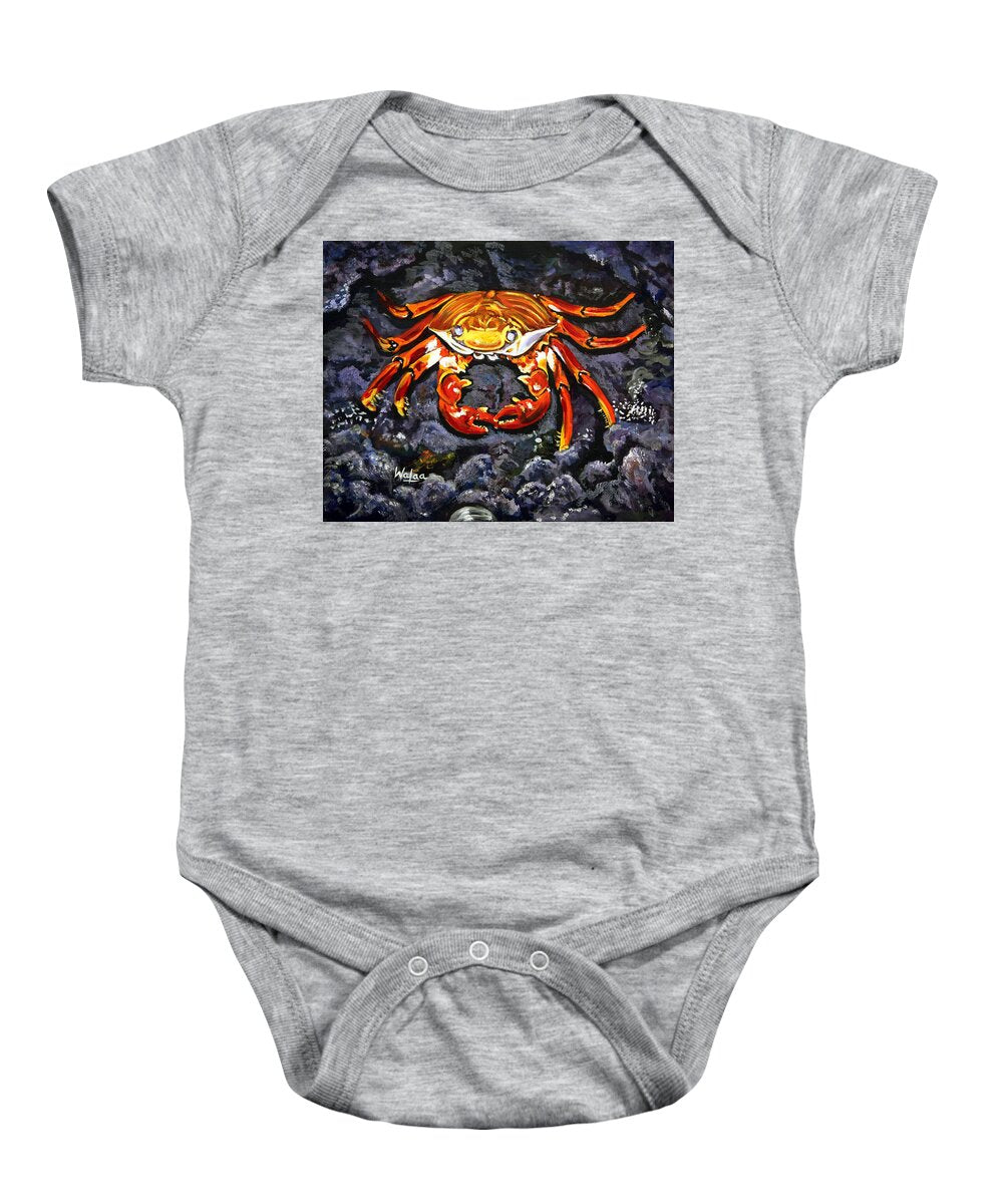 Crab's Bold Hold - Baby Onesie