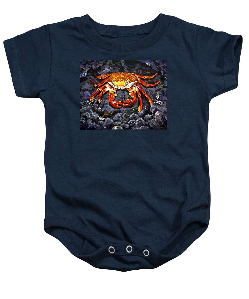 Crab's Bold Hold - Baby Onesie