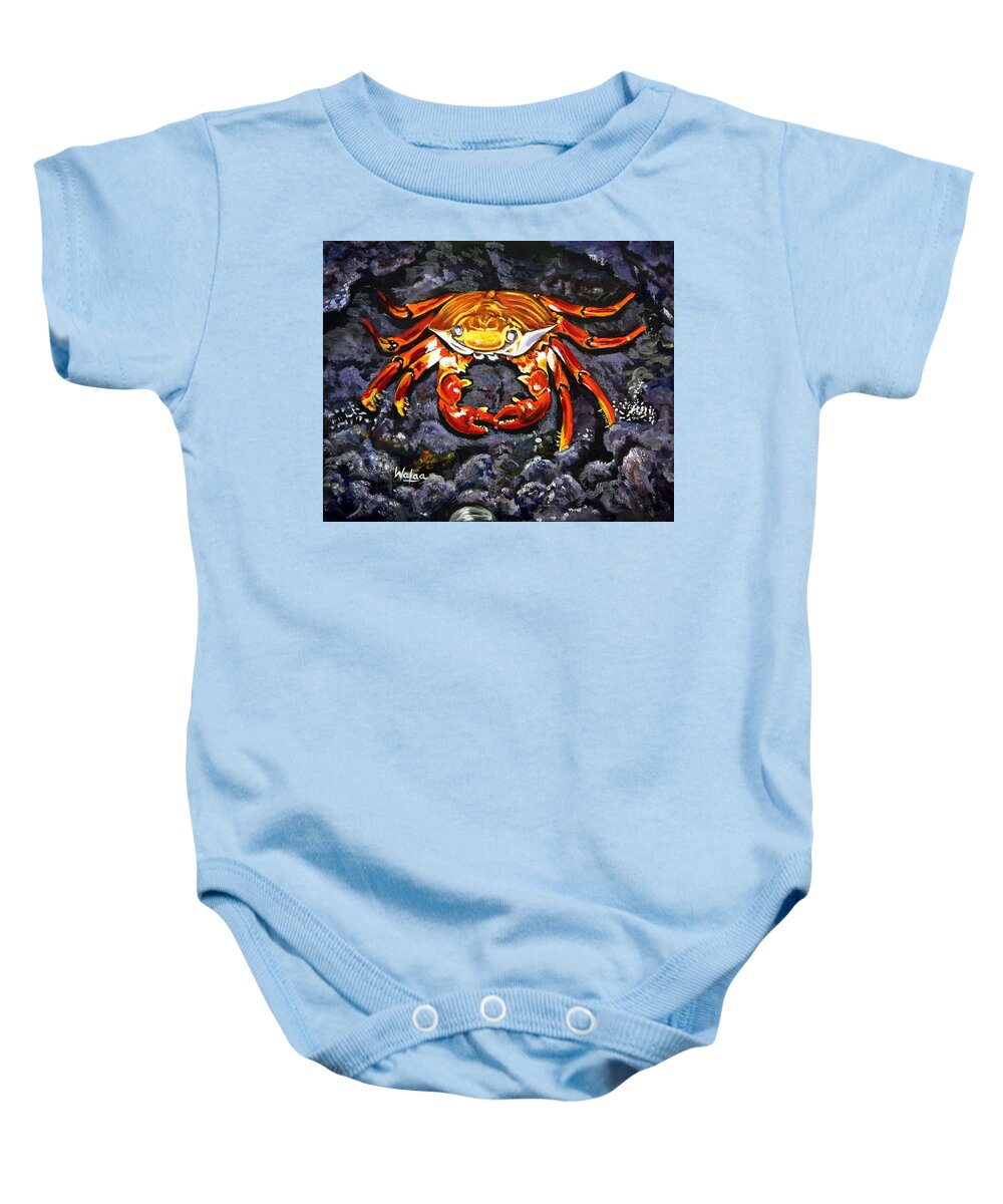 Crab's Bold Hold - Baby Onesie