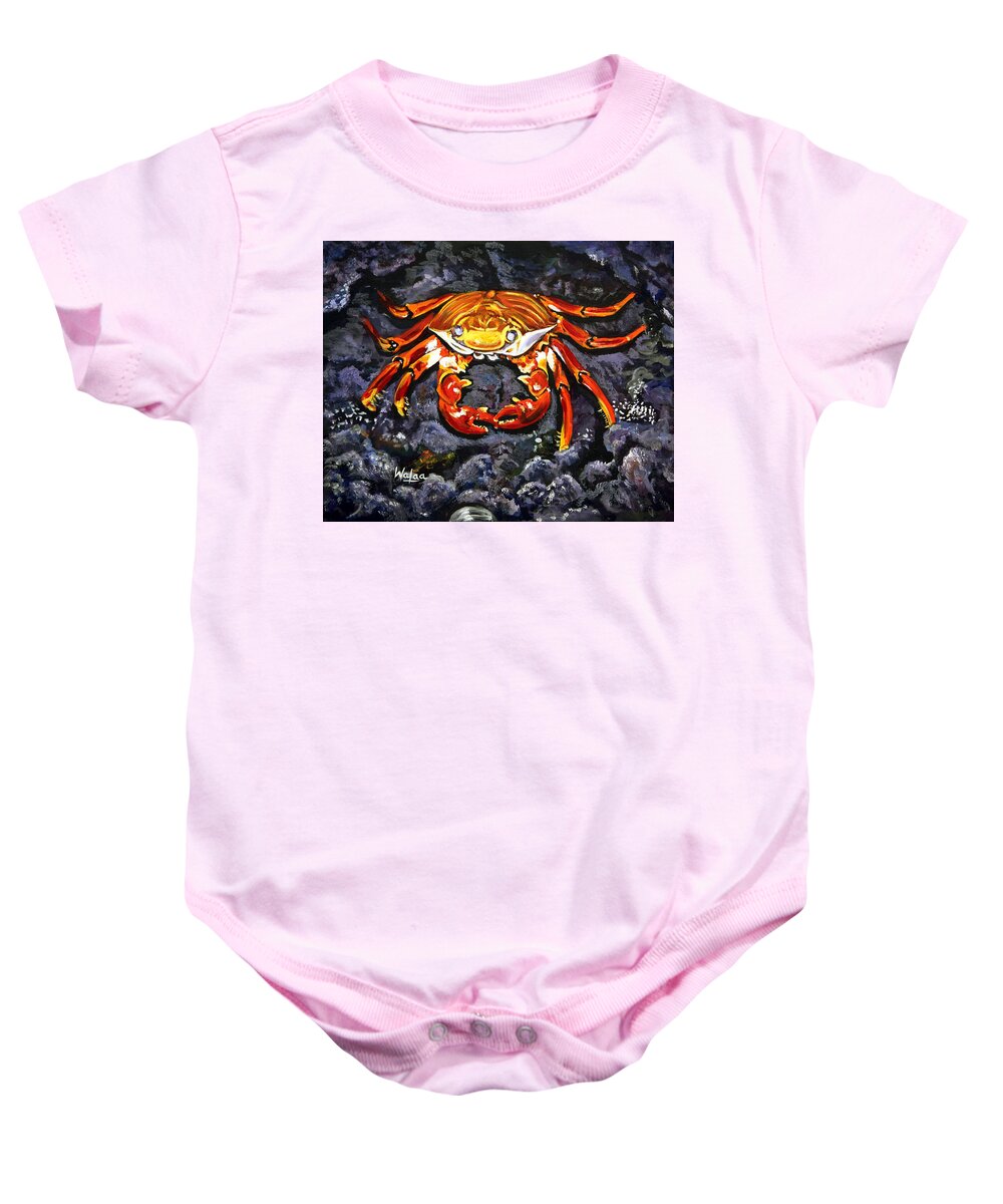 Crab's Bold Hold - Baby Onesie