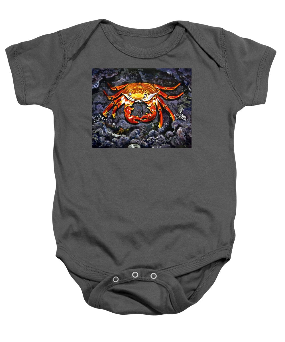 Crab's Bold Hold - Baby Onesie