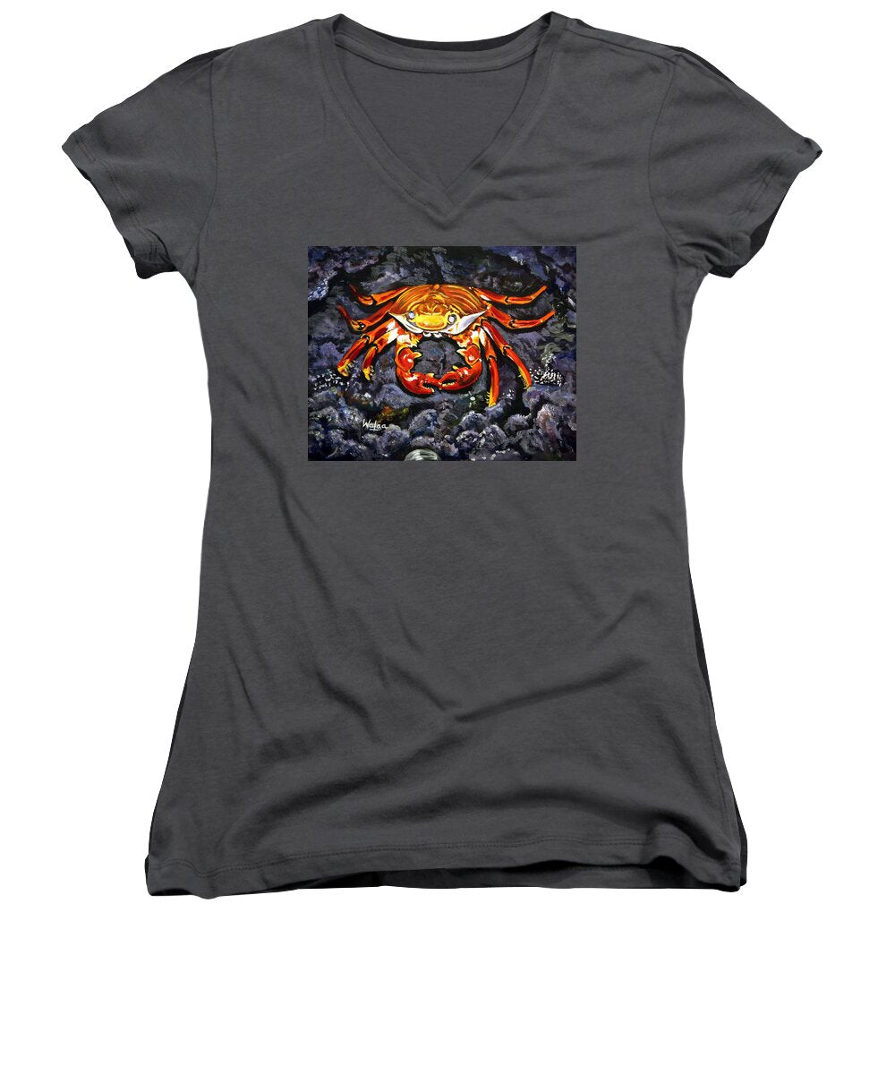 Crab's Bold Hold - Women's V-Neck