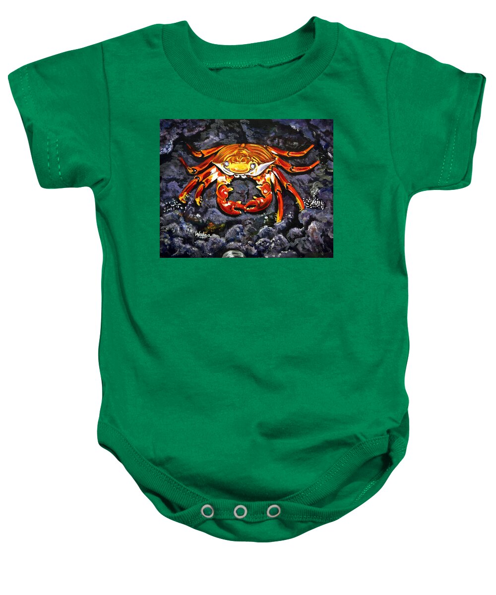 Crab's Bold Hold - Baby Onesie