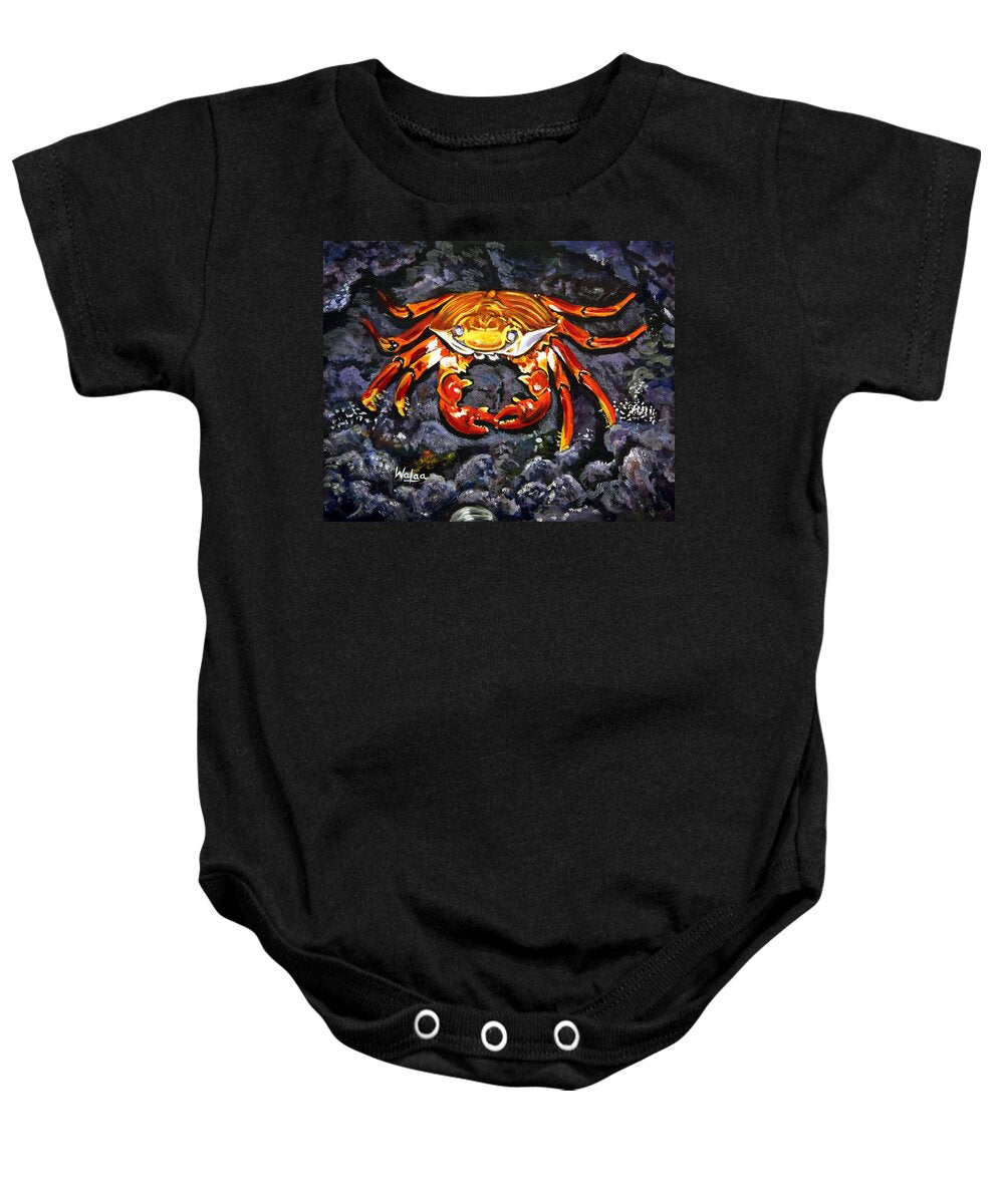 Crab's Bold Hold - Baby Onesie